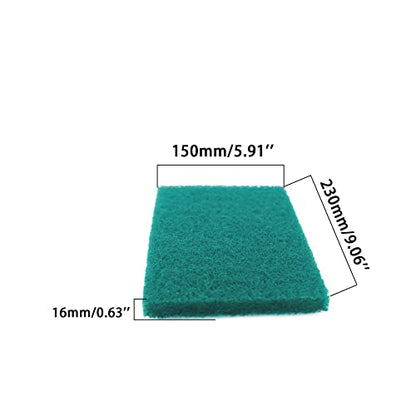 Heavy Duty Scour Pads, Non-Scratch Scrub Sponges, ULIFESTAR 5PCS Dish Scrubber Scouring Pads, Dual-Sided Reusable Household Scrub Pads for Dishes,Dish Cleaning Tool,Kitchen Scrubbers & Metal Grills - size: 150*230mm/5.9*9.06''180-240grits