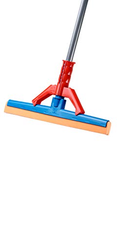 Millennium Squeegee | Floor Squeegee & Mop Combo with FastenerHolder; for Hardwood, Parquet, Laminate, Marble Floor. Rake Water, Fluids, Oils, Spills, Leaks at Home and Office | Durable & Fun to Use