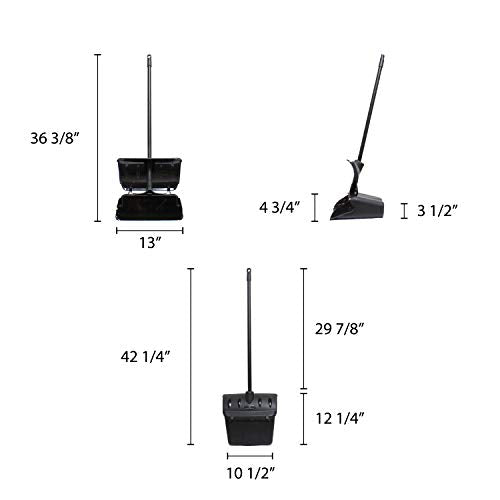 Thunder Group PLDP345 Lobby Dust Pan 13" Easy-Grip Handle