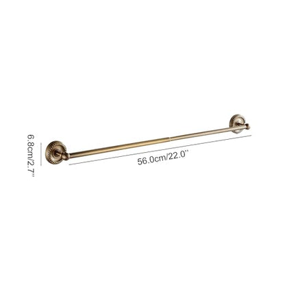 Antique Bronze Towel Rack for Bathroom Adjustable 15.5 to 27.5 Inch Towel Bar Wall Mounted - color: Towel Bar