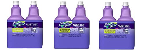 Swiffer WetJet Multi-Purpose Floor and Hardwood Cleaner Solution with Febreze Refill, Lavendar Vanilla and Comfort Scent, 1.25 Liter, xrhiXn 6 pack - size: 253.2 Fl Oz (Pack of 1)