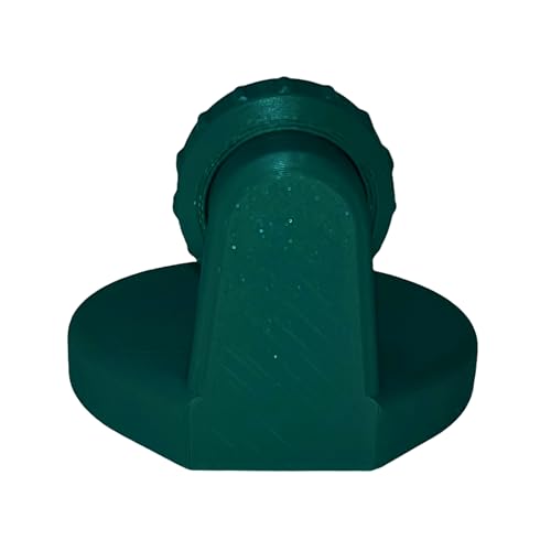 Laundry Detergent Cap Holder with Drip Return – No-Mess Cup Rest for Large Detergent Bottles – Saves Detergent & Money (Green - Tide, Gain, Downy)