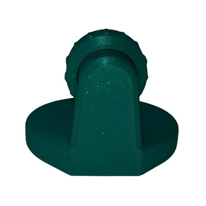 Laundry Detergent Cap Holder with Drip Return – No-Mess Cup Rest for Large Detergent Bottles – Saves Detergent & Money (Green - Tide, Gain, Downy)