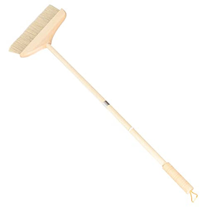 SECFOU Camping Broom Soft Bristle Floor Sweep Long Handle Broom Dust Brush for Indoor Cleaning