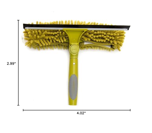 DOCA Telescoping Pole Attachment - Extension Pole for Cleaning, Feather Duster, Window Washing Kit, Paint Roller, Window Squeegee - High Reach Extendable Kit for Indoor & Outdoor - Squeegee Scrubber - size: Head Only - No Pole, style: Squeegee Scrubber