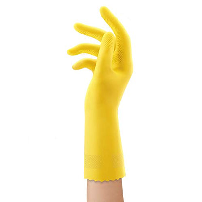 Playtex HandSaver Reuseable Rubber Cleaning Gloves (Small, 3 Pairs), Everyday Protection Reusable Household Gloves - size: Small (Pack of 3)