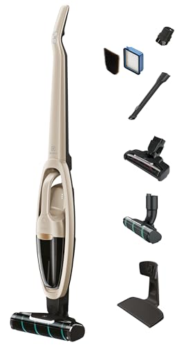 Electrolux WellQ7 Hard Floor Cordless 2-in-1 Vacuum with PowerPro Roller for Hard Surfaces, 50-Minute Run Time, 2 Power Modes, Soft Sand - color: Soft Sand, style: Hard Floor