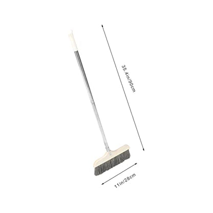 Healeved Detachable Hardwood Floor Broom Soft Bristles Lightweight for Kitchen Camping