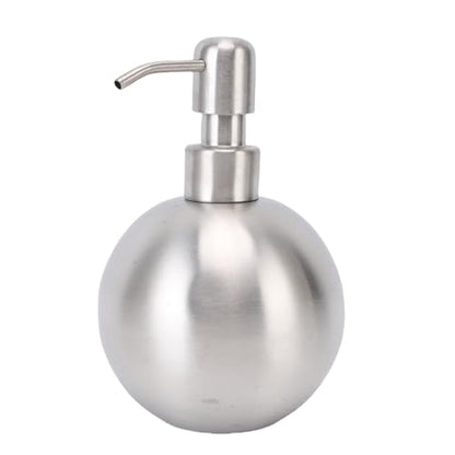 Generic 500ml Stainless Steel Refillable Lotion Bottle with Easy Press Design for Bathroom Toiletries Home Office Restaurant