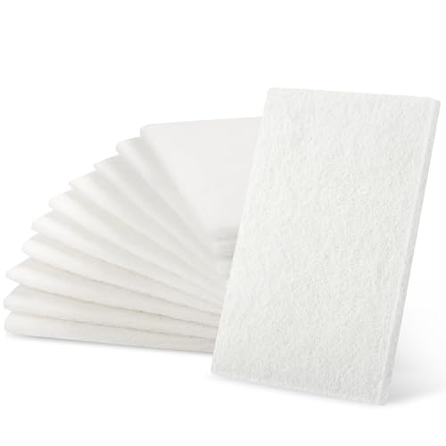 Scuff Pad 6” x 9” White 1200 Grit Scuff Pads for Paint Prep, Pack of 10,Automotive Abrasive Pads for Scuffing,Sanding,Scouring,Surface Adhesion Preparation - style: 1200 Grit-White