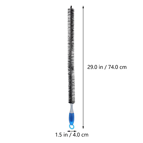 Scicalife Radiator Brush Long Flexible Cleaner for Automotive Engine Dryer Vent and Refrigerator Coil with Ergonomic Handle and Hanging Hole Lightweight Durable Cleaning Tool 29.13In