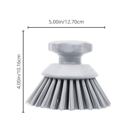 SPARTA 42395EC26 Plastic Scrubber Brush, Round Brush, Dish Scrub Brush With Color Coded For Cleaning, Kitchen, Bathroom, Bathtub, Dishes, Sink, 5 X 5 X 4 Inches, Pink