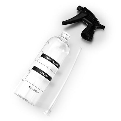 Plastic Spray Bottle With Adjustable Nozzle And Trigger– Heavy Duty Garden Water Spray Bottle For Home Cleaning And Plants Black One Size - color: Black