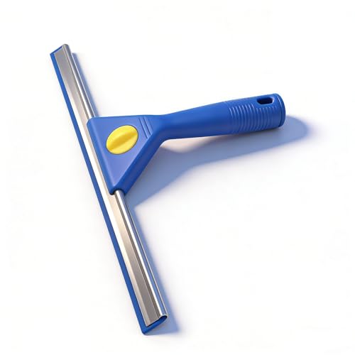 68" Squeegee for Window Cleaning | Window Squeegee with Extension Pole, For Outdoor High Windows, Shower Glass Door, Car Windshield