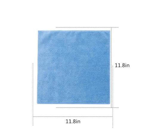 Rubber Cleaning Gloves Kitchen Dishwashing Glove 2-Pairs And Cleaning Cloth 2-Pack,Waterproof Reuseable.(Medium) - size: Medium