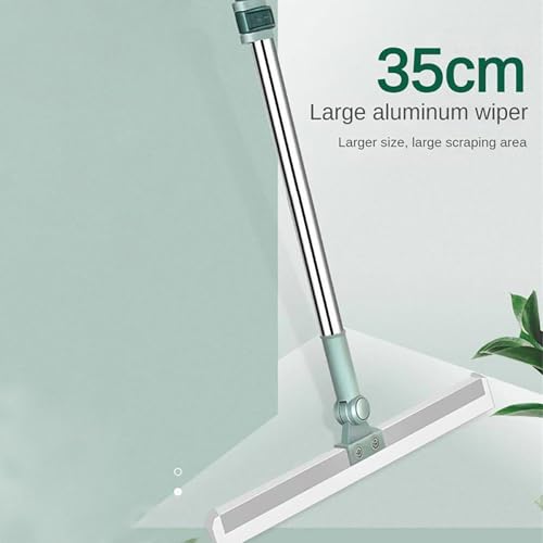 Flex Edge Broom, Silicone Floor, 50 Inch Retractable, Elastic Hair Colwith Grip, Rubber Cleaning Tool, Home Squeegee Broom with Streamlined, Room Care Gear for Kitchen - size: Adhesive strip