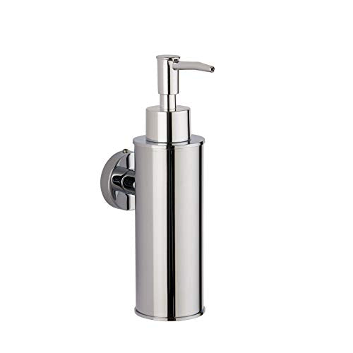 BGL Soap Dispenser Stainless Steel 304 Chrome Wall Mount Liquid and Soap Dispenser for Kitchen and Bathroom - color: Silver