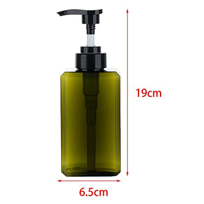 Laundry Dispenser Container Bottle Liquid Laundry Soap Bottle, 450ml Green - color: 450ml Green