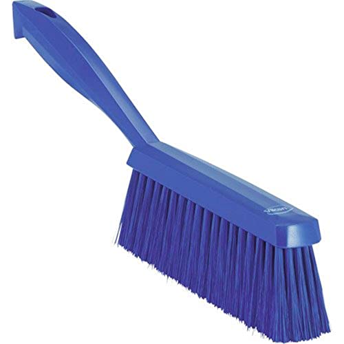 Vikan 45898 Bench Cleaning Brush, Polypropylene/Polyester Medium Bristle Dustpan Brush & Sweeper, 14 Inch, Purple - color: Purple, size: 4589