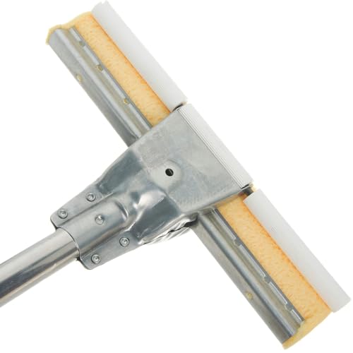 HOMEMAID® 12" Foam Roller Sponge Mop, Aluminum Handle - $20.99 Each / Made in USA - color: Roller Mop