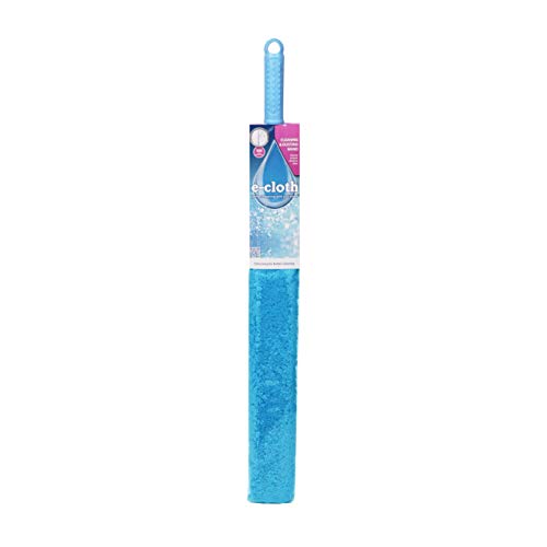 E-Cloth Cleaning & Dusting Wand - Long Hand Dusters for Cleaning, Reusable Microfiber Duster Washable, Cleans Dust & Pet Hair, Flexible Foam for Hard-to-Reach Ceiling Fan Blades - Blue (1 Pack) - size: Wand Old Version