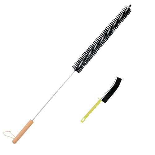 Dryer Lint Brush Vent Cleaner 30 inch Refrigerator Coil Cleaning Brushes Clothes Trap Duct Remover, Crevice Cleaning Brush, Washing Machine Cleaning Tools for Household (1 Pack) - size: 1 Pack