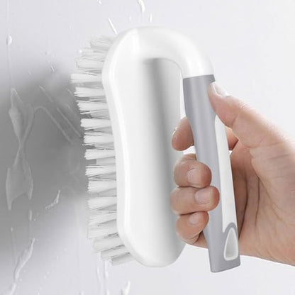 Scrub Brush 2 Pack, Heavy-Duty Scrub Brushes for Cleaning with Stiff Bristles Cleaning Brush for Shower, Bathroom, Carpet, Kitchen and Bathtub Scrubber