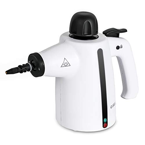 Handheld Steam Cleaner, 9-Piece Accessory Set, White, Steamer for Cleaning, Couch Cleaner, Steam Cleaner Carpet and Upholstery - size: 9-Piece Accessory Set