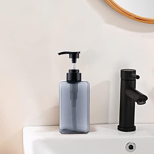 Laundry Dispenser Container Bottle Liquid Laundry Soap Bottle, 450ml Gray - color: 450ml Gray