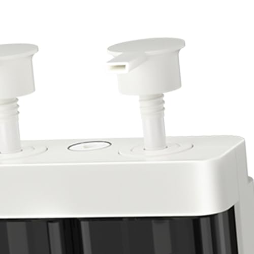 TARSHYRY Extended Nozzle, Dual Installation Method, with Locking Device, Three Chamber Design, 500ml Capacity, Convenient and Practical, Made of ABS Material. (White) - color: White