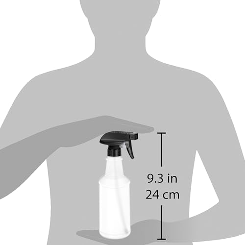 Bar5F Chemical-Resistant Spray Bottle – BPA-Free, Cleaning, Gardening, Hydrogen Peroxide, Rubbing Alcohol, Leak-Proof, Multipurpose, USA (Black (2-Pack) 16-Ounce) - style: Black (2-Pack) 16-Ounce
