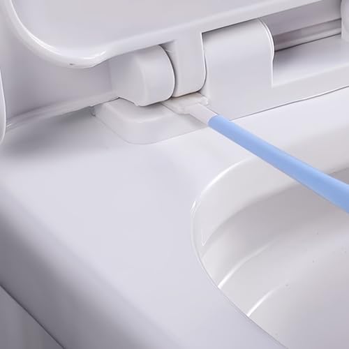 Multifunctional Crevice Cleaning Brush, Thin Gap Cleaning Tool for Small Spaces, Keyboard, Bathroom, Kitchen, Window Track, Dead Corners Cleaningh (Includes 30 Brush Heads + 1 Blue Handle)