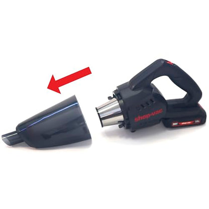 Shop-Vac 5430087 Handheld Vacuum, Cordless Rechargeable Lithium 20V, Lightweight Design, Ideal for Quick Cleanups in Home, Garage, and Vehicle