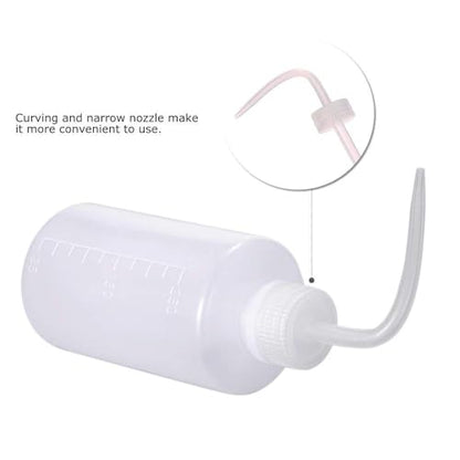2pcs 500ml/17oz Safety Wash Bottle - Green Plastic Squeeze Bottle for Medical Label Soap Cleaning - size: 2x500ml