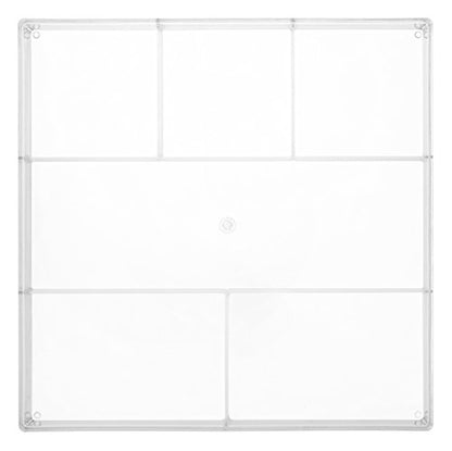 Whitmor 6-Section Clear Drawer Organizer - size: 6-Section, style: 6 SECTION DRAWER ORGANIZER
