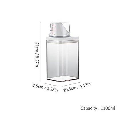 Multi-Purpose Liquid Dispenser - Spill-Proof Silicone Seal for Fabric Softener, Dish Soap & Laundry Storage (M) - color: M