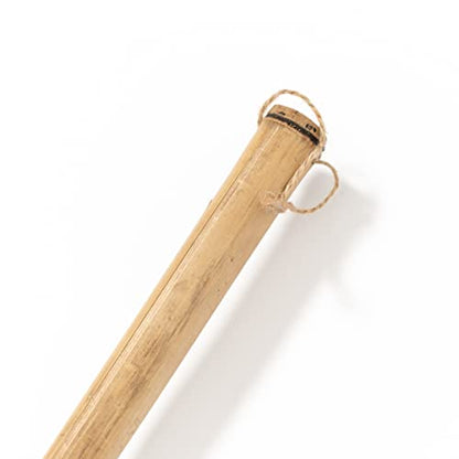 Vietnamese Natural Soft Broom - Broom Grass Handmade Broom Witch Broom Bamboo 57.08 inch Length, 19.69 inch Width - style: Style Basic