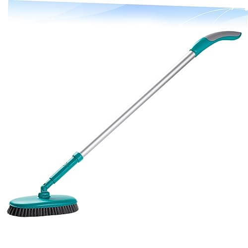 Healeved Long Handle Floor Cleaning Brush Soft Bristle Tile Scrubber for Easy Use Floors Bathtubs and Tiles Green