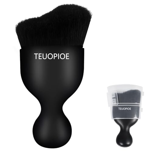 Car Interior Cleaning Brush, Car Duster Interior,Car Detailing Brush Dusting Brush,Car Interior Cleaning Tool, Auto Soft Hair Car Brush,Auto Interior Dust Brush for Air Vents(Black) - color: black