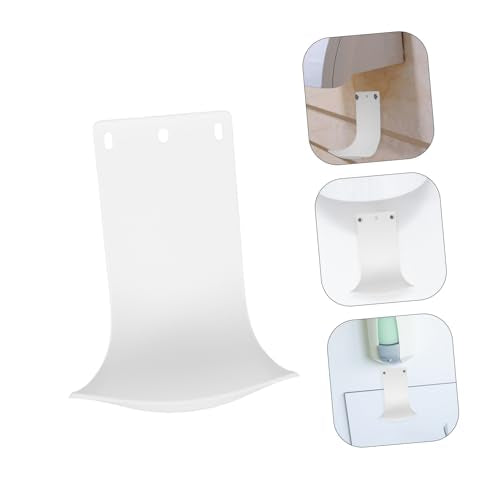 Soap Dispenser Drip Tray Wall Mounted Soap Dispenser Tray for Liquid Prevents Leaks and Spills Easy to Clean Portable Stand for Bathroom Kitchen 7.28 X 5.11 X 3.54 in - color: White