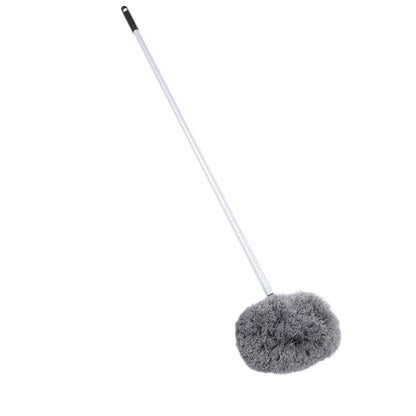 Extendable Long Handle, Ceiling Fan Blade Cleaning Tool Reusable Washable Microfiber Mop Microfibre Duster for high Ceilings, Cobweb Telescopic Extension Pole kit, Duster