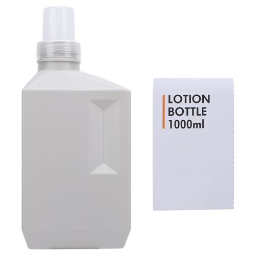 Laundry Detergent Dispenser, Reusable Tight Seal Multifunctional Liquid Laundry Soap Softener Dispenser with Label, Ideal for Household Cleaning and Personal Care