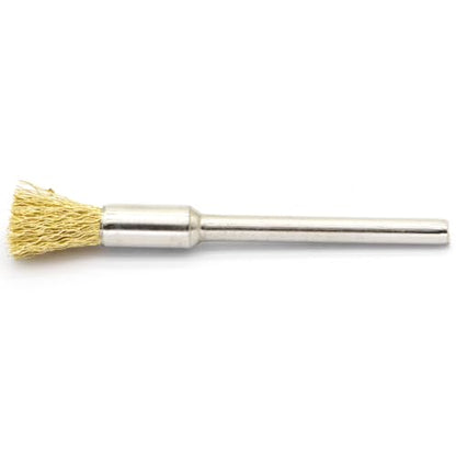 20PCS Brass Wire Brushes - Metal Rust Removal, Cleaning, and Polishing - 5mm Diameter, 1/8″ (3mm) Shaft - Removes Burrs, Dust, and Oxide Layer - Handles Rough Surfaces - Rotary Tool Accessories - style: Brass Wire Brush 3*5mm 20PCS
