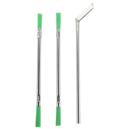 BETOOKY 1 Set Grout Brush - Elevator Track Sill Cleaning Brush - Window Crevice Groove Cleaner Scraper for Elevator Maintenance Tools Gaps Trash Removal Accessories