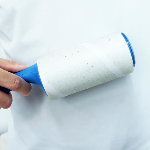 4.6 inch Giant Roller Refill for Evercare All-Purpose Giant Lint Rollers and T Handle Lint Roller 90 Sheets Each Refill, 4 Pack, 360 Sheets Total - size: 4.6 inch