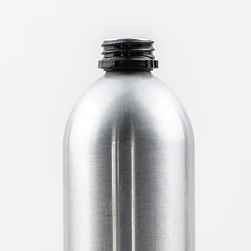 Aluminum Spray Bottles (3 Pack) 20oz - Silver Metal Aluminum Refillable Spray Bottles, Cleaning Solution, Hair, Plants, Gardening, BBQ Grill, Restaurants, Cooking (New Updated Sprayers)