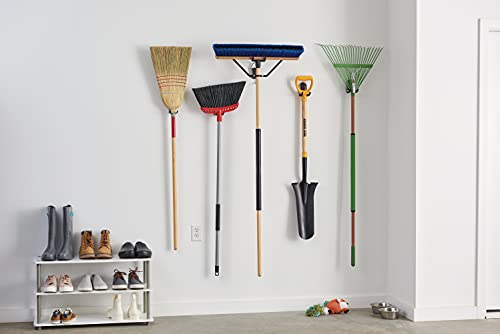 Harper 20201044 24 in. Indoor/Outdoor Dry All-Purpose Push Broom with Dual Bristles, for Dust, Gravel, Debris - style: All-Purpose Multi-Surface Push Broom