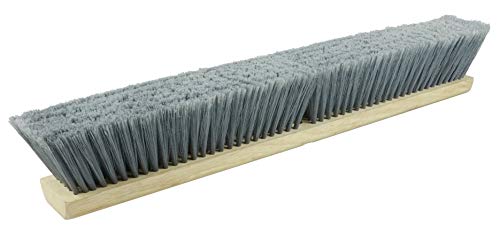 Weiler 42042 24" Fine Sweep Floor Brush, Flagged Silver Polystyrene Fill, Natural - size: 24", style: Polystyrene