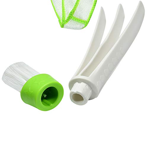 Multifunction Cleaning Brush for Car Air Vent - 2 Microfiber Sleeves Blinds Cleaner Tools for Keyboard Window Leaves Blinds Shutter 2 Pack