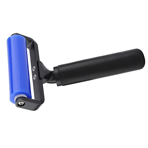 Lint Roller, Silicone Manual Dust Removal Roller Anti Static Cleaner Screen Film Roller for Household Remove Dirt Dust Hair (4 Inch) - size: 4 Inch